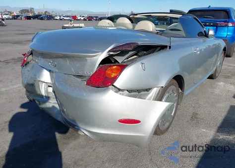 2002 Lexus Sc 430 z USA, uszkodzony, nr VIN JTHFN48Y420014627